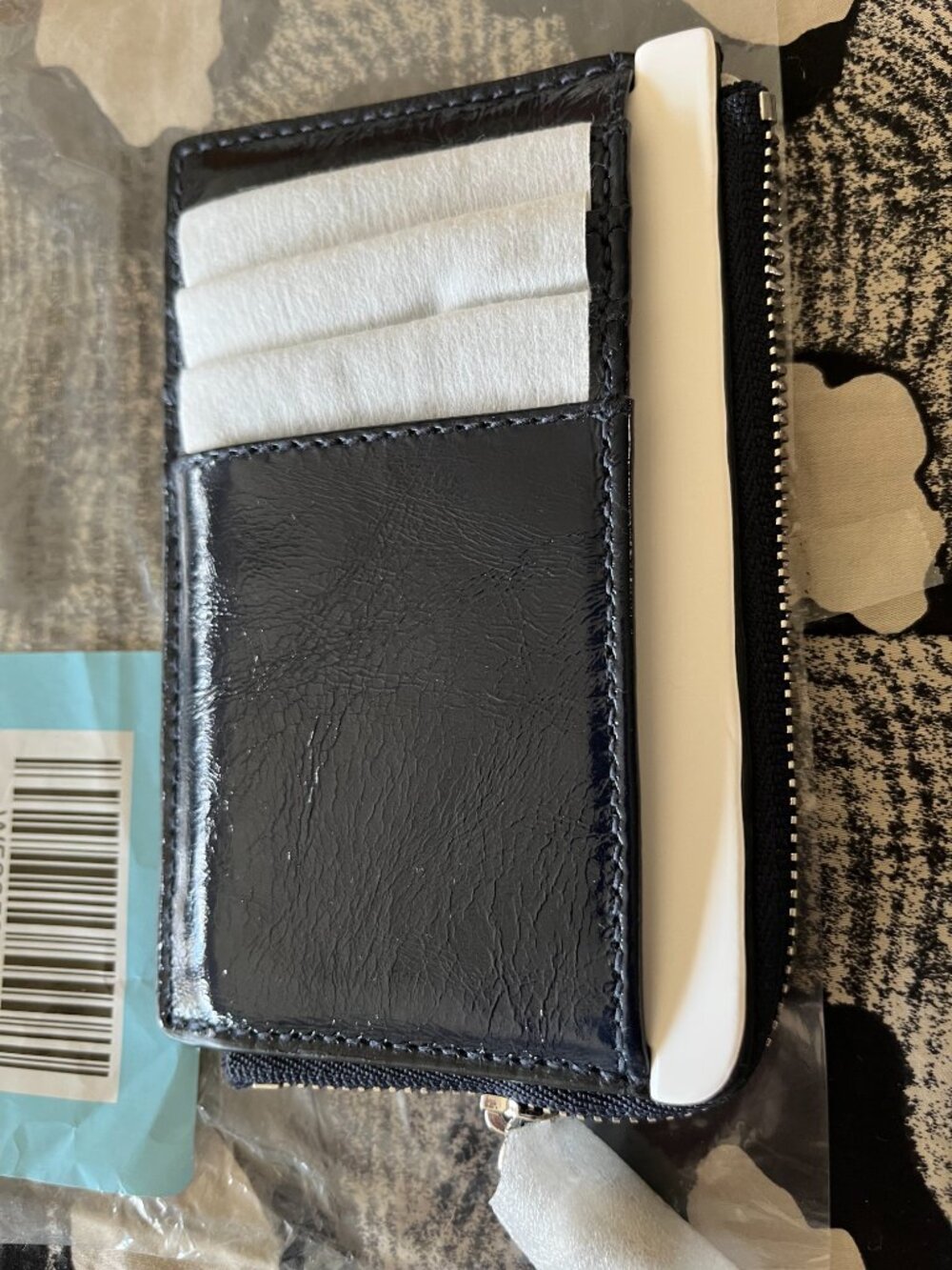 Madewell The Essential Zip Card Case Wallet NWT - Picture 3 of 5